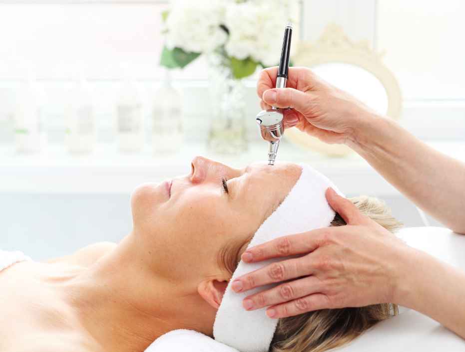 Oxybrazja we wrocławskim salonie kosmetycznym.