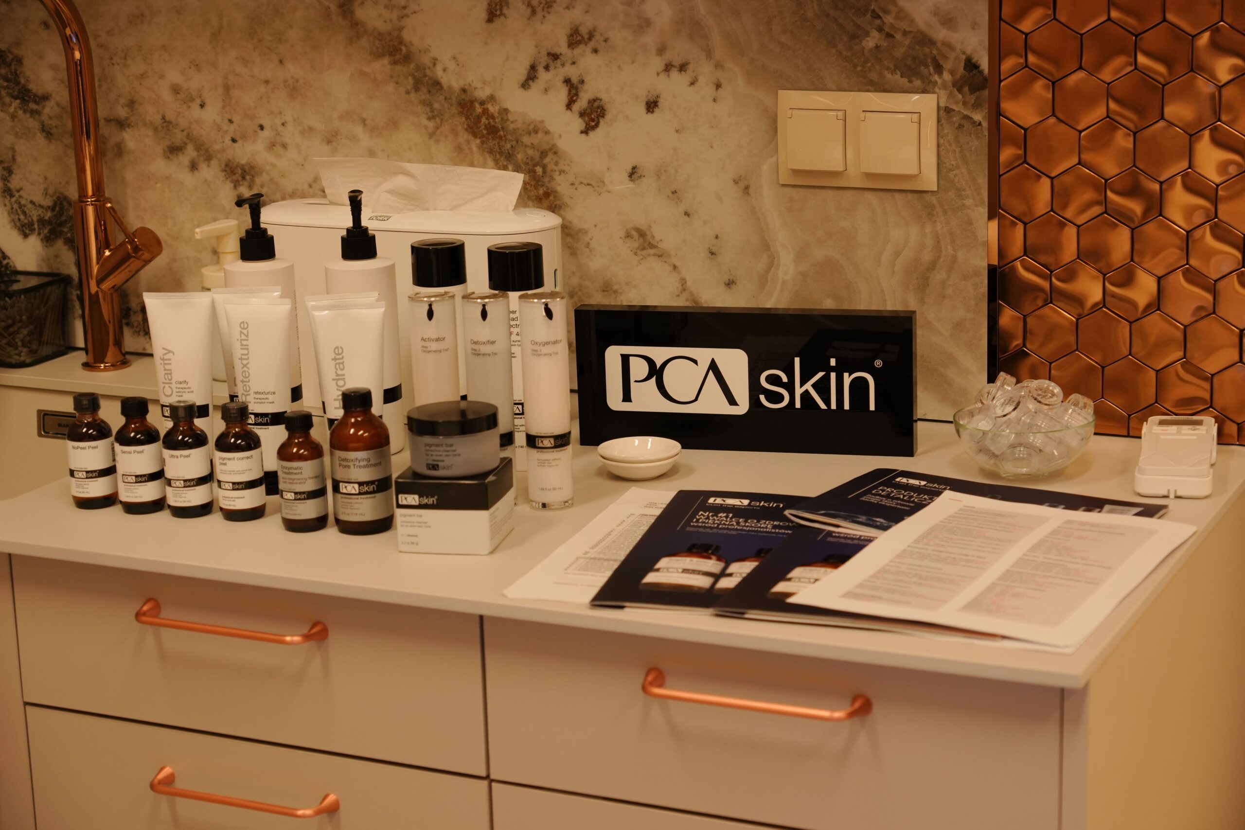 Zabiegi z PCA Skin we wrocławskim salonie kosmetycznym.