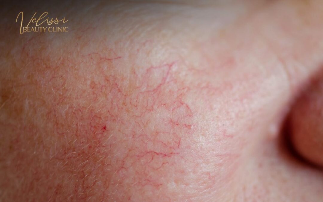 Cera naczynkowa – pielęgnacja, rumień i widoczne naczynka