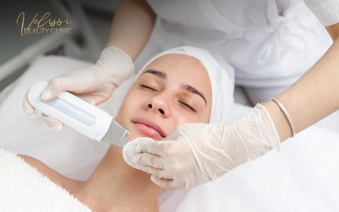 Peeling kawitacyjny – regeneracja skóry po lecie w Velissi Beauty Clinic